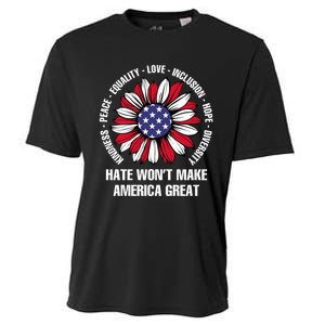 Funny Hate WonT Make America Great Hate WonT Make America Great Cooling Performance Crew T-Shirt