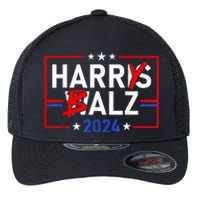 Funny Harris Walz 24 Harry Balz 2024 Meme Democratics Vote Flexfit Unipanel Trucker Cap