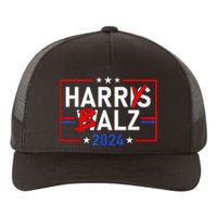 Funny Harris Walz 24 Harry Balz 2024 Meme Democratics Vote Yupoong Adult 5-Panel Trucker Hat