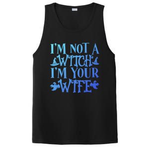 Funny Halloween Wife Im Not A Witch Im Your Wife Gift PosiCharge Competitor Tank