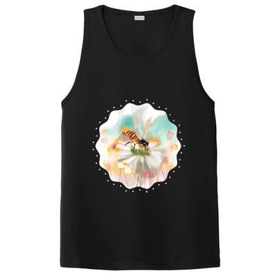 Flowers Honeybee Watercolor PosiCharge Competitor Tank