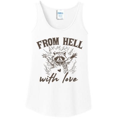 From Hell With Love 90s Retro Graphic Ladies Essential Tank