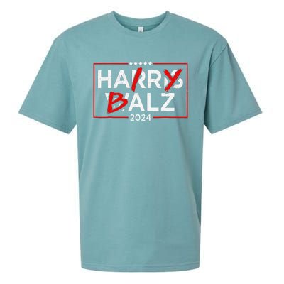 Funny Harris Walz 24 Hairy Balz 2024 Meme Democratics Vote Sueded Cloud Jersey T-Shirt