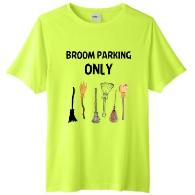 Funny Halloween Witch Lovers Costume Broom Parking Only Gift Tall Fusion ChromaSoft Performance T-Shirt