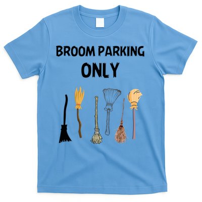 Funny Halloween Witch Lovers Costume Broom Parking Only Gift T-Shirt