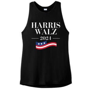 Funny Harris Waltz 2024 Election Kamala Harris Tim Walz 2024 Ladies PosiCharge Tri-Blend Wicking Tank