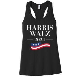 Funny Harris Waltz 2024 Election Kamala Harris Tim Walz 2024 Women's Racerback Tank