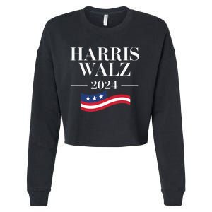 Funny Harris Waltz 2024 Election Kamala Harris Tim Walz 2024 Cropped Pullover Crew