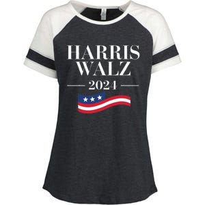 Funny Harris Waltz 2024 Election Kamala Harris Tim Walz 2024 Enza Ladies Jersey Colorblock Tee