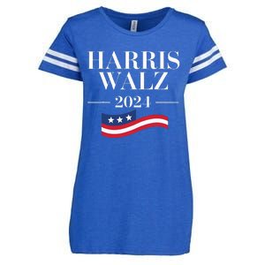 Funny Harris Waltz 2024 Election Kamala Harris Tim Walz 2024 Enza Ladies Jersey Football T-Shirt