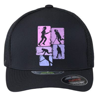 Field Hockey Wo Girl Flexfit Unipanel Trucker Cap