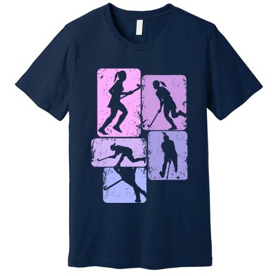 Field Hockey Wo Girl Premium T-Shirt