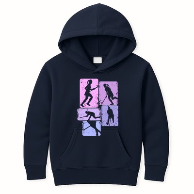 Field Hockey Wo Girl Kids Hoodie
