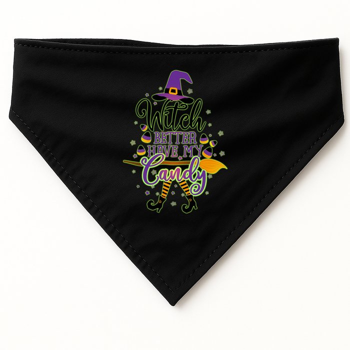 Funny Halloween Witch Better Have My Candy USA-Made Doggie Bandana