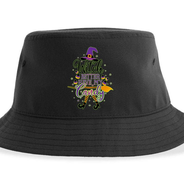 Funny Halloween Witch Better Have My Candy Sustainable Bucket Hat