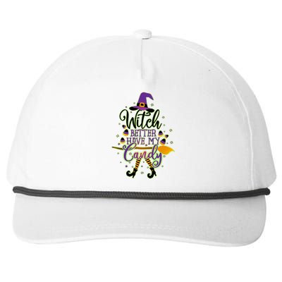 Funny Halloween Witch Better Have My Candy Snapback Five-Panel Rope Hat