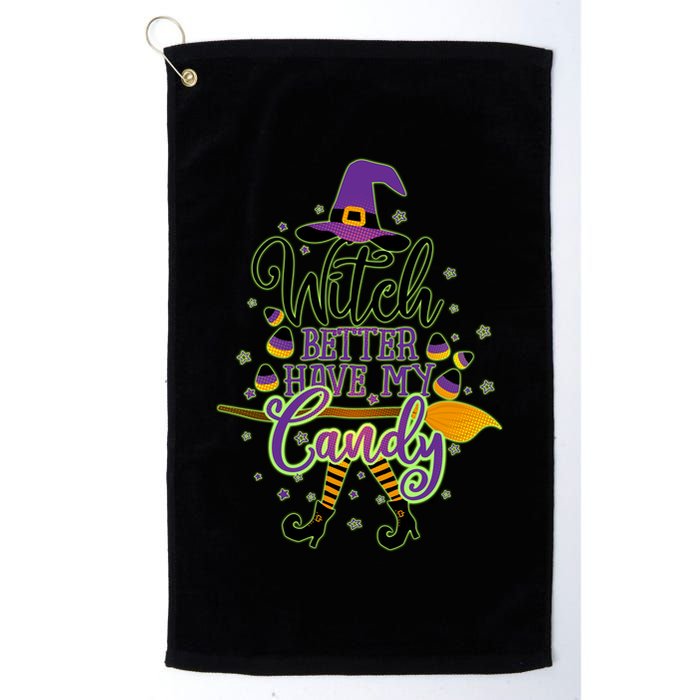 Funny Halloween Witch Better Have My Candy Golf Towel