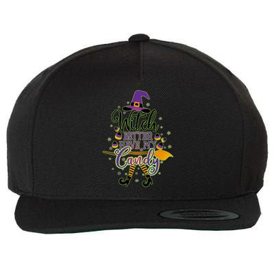 Funny Halloween Witch Better Have My Candy Wool Snapback Cap