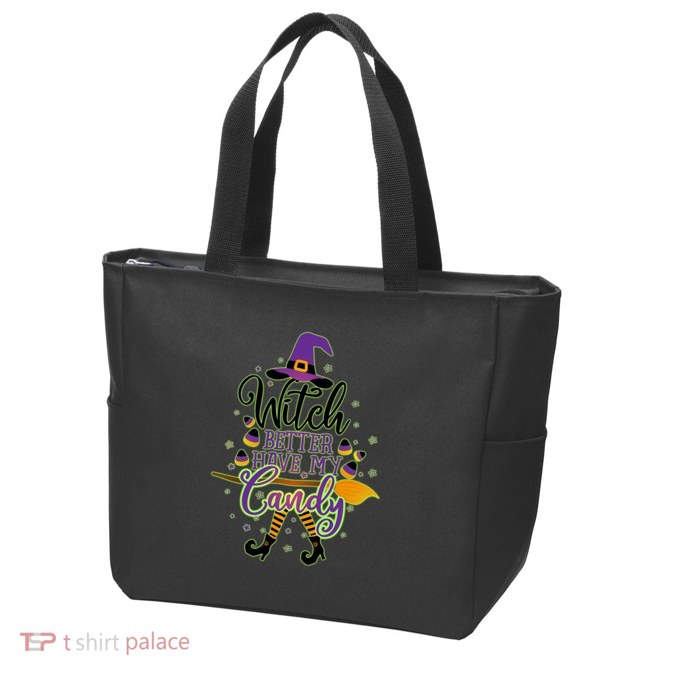 Funny Halloween Witch Better Have My Candy Zip Tote Bag