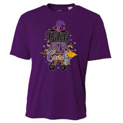 Funny Halloween Witch Better Have My Candy Cooling Performance Crew T-Shirt