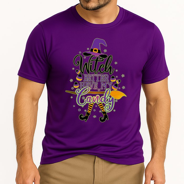 Funny Halloween Witch Better Have My Candy Performance Shirt