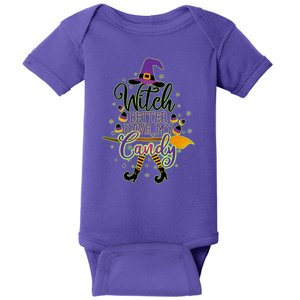 Funny Halloween Witch Better Have My Candy Baby Bodysuit