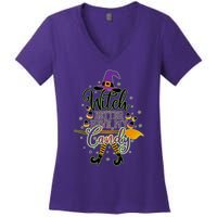 Funny Halloween Witch Better Have My Candy Women's V-Neck T-Shirt