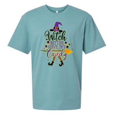 Funny Halloween Witch Better Have My Candy Sueded Cloud Jersey T-Shirt