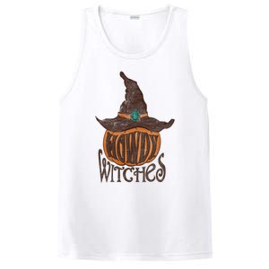 Funny Howdy Witches Western Fall Autumn Halloween Pumpkin PosiCharge Competitor Tank