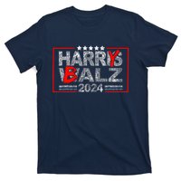 Funny Harris Walz 24 Harry Balz 2024 Meme Democratics Vote T-Shirt