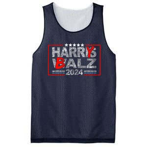 Funny Harris Walz 24 Harry Balz 2024 Meme Democratics Vote Mesh Reversible Basketball Jersey Tank