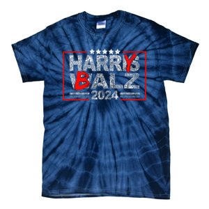 Funny Harris Walz 24 Harry Balz 2024 Meme Democratics Vote Tie-Dye T-Shirt