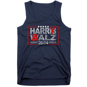 Funny Harris Walz 24 Harry Balz 2024 Meme Democratics Vote Tank Top