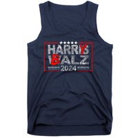 Funny Harris Walz 24 Harry Balz 2024 Meme Democratics Vote Tank Top