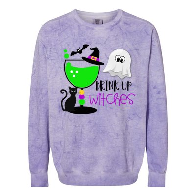 Funny Halloween Witches Gift Up Witches Gift Colorblast Crewneck Sweatshirt