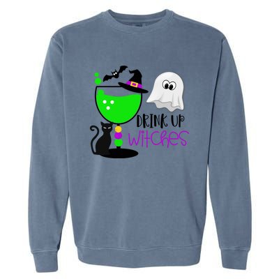 Funny Halloween Witches Gift Up Witches Gift Garment-Dyed Sweatshirt