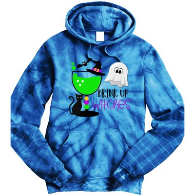 Funny Halloween Witches Gift Up Witches Gift Tie Dye Hoodie