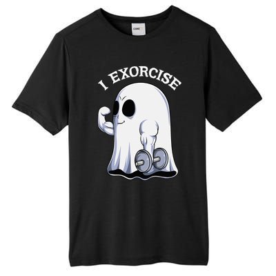 Funny Halloween Workout Ghost Exorcise Fitness Shirt Tall Fusion ChromaSoft Performance T-Shirt