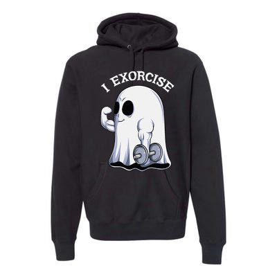 Funny Halloween Workout Ghost Exorcise Fitness Shirt Premium Hoodie