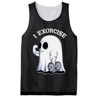 Funny Halloween Workout Ghost Exorcise Fitness Shirt Mesh Reversible Basketball Jersey Tank