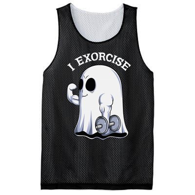 Funny Halloween Workout Ghost Exorcise Fitness Shirt Mesh Reversible Basketball Jersey Tank