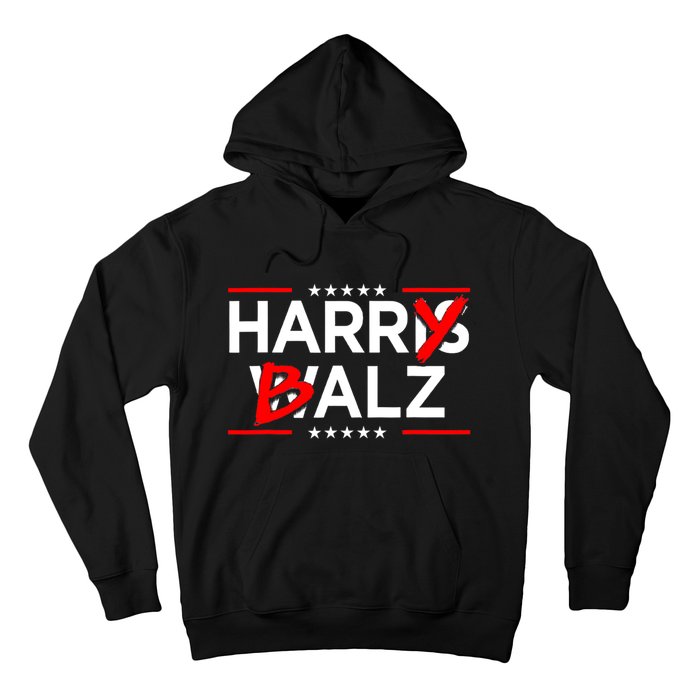 Funny Harris Walz 24 Harry Balz 2024 Meme Democratics Vote Hoodie