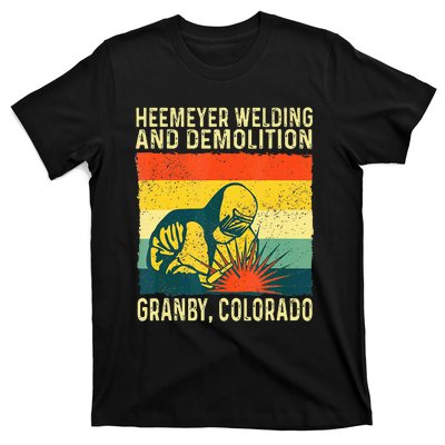 Funny Heemeyer Welding And Demolition Granby Vintage T-Shirt