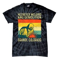 Funny Heemeyer Welding And Demolition Granby Vintage Tie-Dye T-Shirt