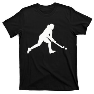 Field Hockey Woman Girl T-Shirt