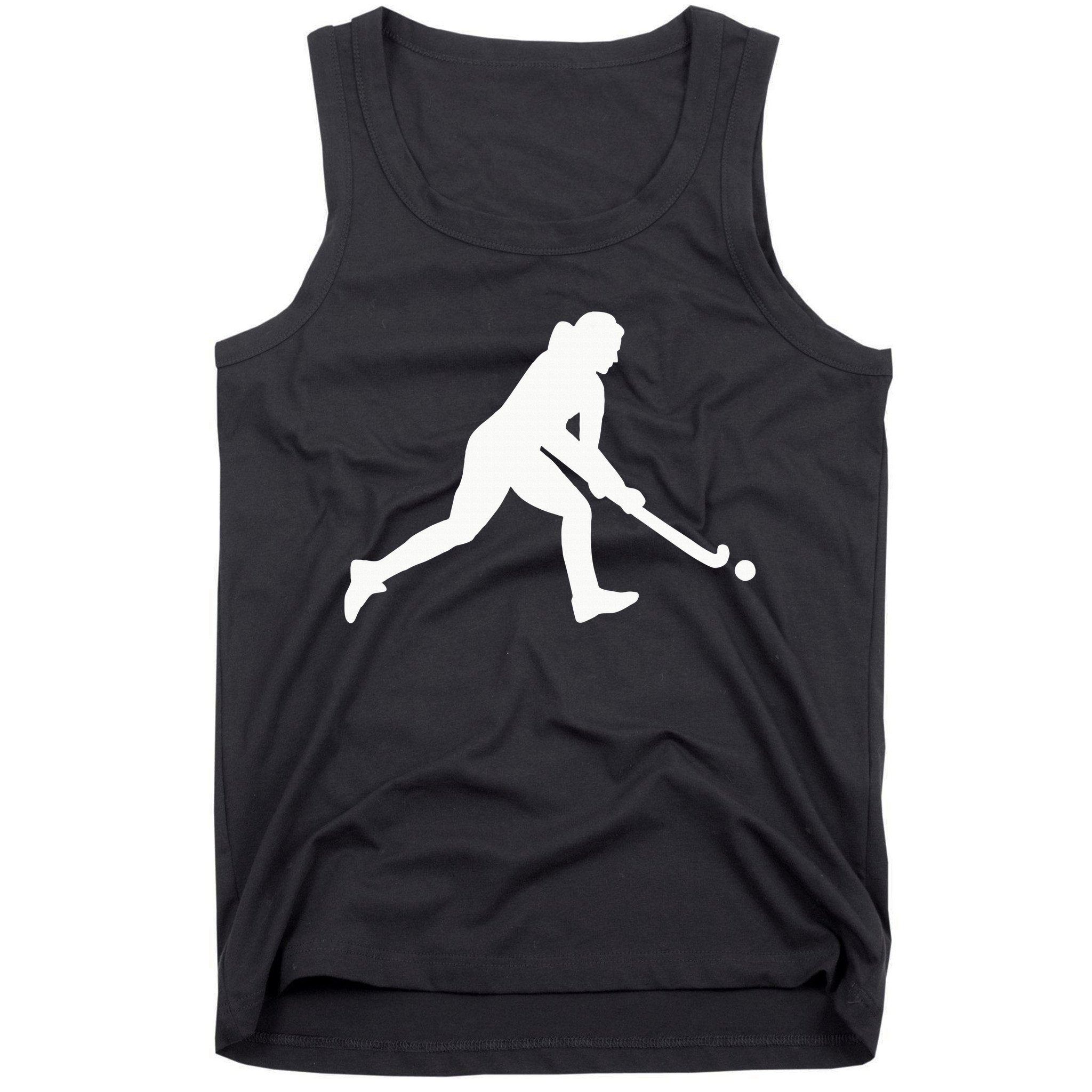 Field Hockey Woman Girl Tank Top