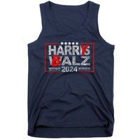 Funny Harris Walz 24 Harry Balz 2024 Meme Democratics Vote Tank Top