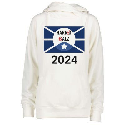 Funny Harris Walz 24 Harry Balz 2024 Meme Democratics Vote Womens Funnel Neck Pullover Hood