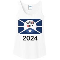 Funny Harris Walz 24 Harry Balz 2024 Meme Democratics Vote Ladies Essential Tank