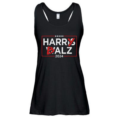 Funny Harris Walz 24 Harry Balz 2024 Meme Democratics Vote Ladies Essential Flowy Tank